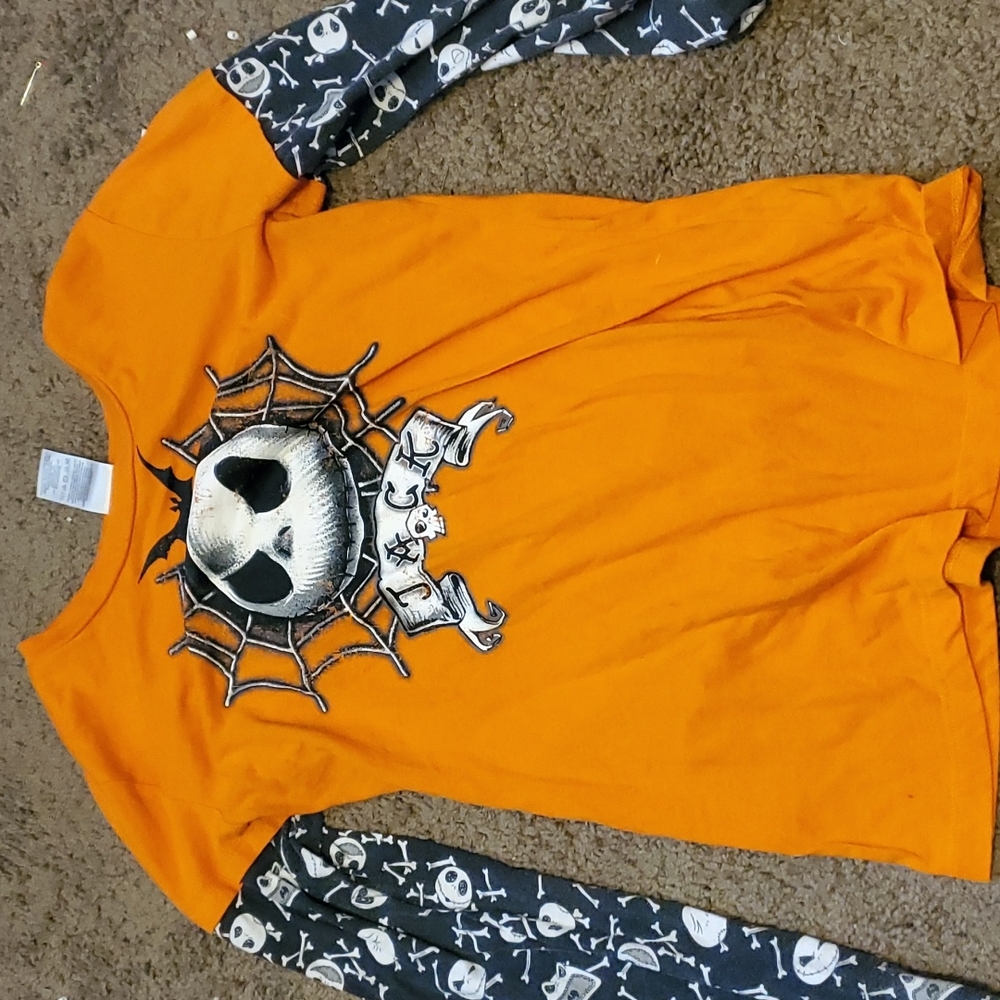 Jack skeleton long-sleeved shirt